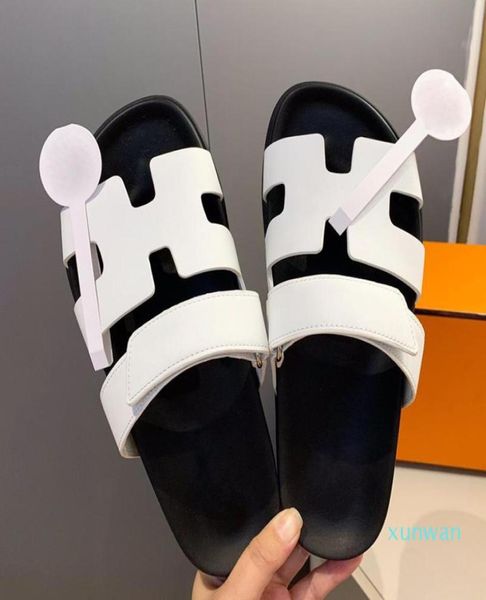 

women designers flat slides slippers sandals platform genuine leather shoes sandal beach novelty scuffs shoe mules womens sli6681871, Black