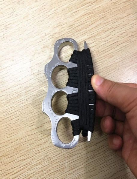 

four self defense finger tiger metal fist buckle boxing ring martial arts hand outdoor g3499367483, Silver