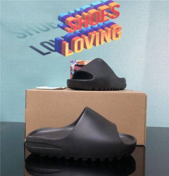 

slides graffiti bone resin desert sandy rubber slippers summer brown flat men women beach runner size2689900, Black