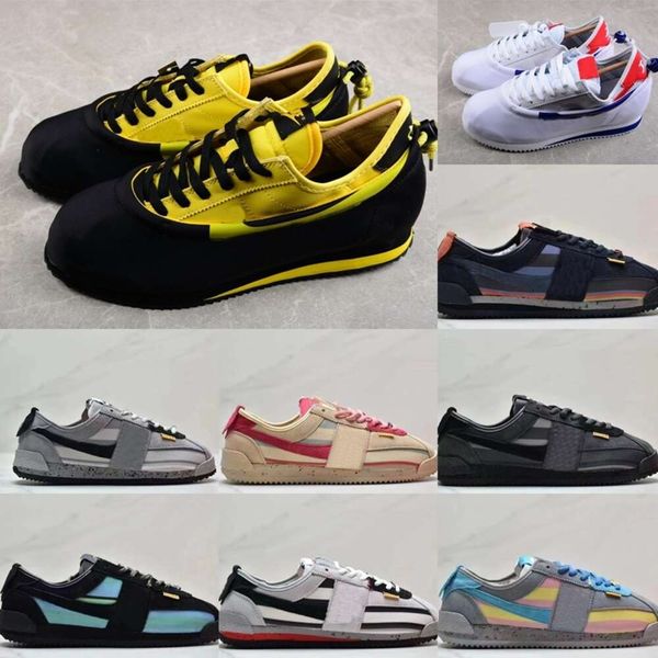 

shoes offs sesame for trainers light smoke noir sneakers women men designer casual cortez lemon frost classic grey, Black