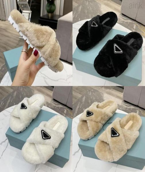

winter plush slippers indoor designer women039s winter plush slippers indoor shoes thermal insulation fur slide wild herrin4313987, Black