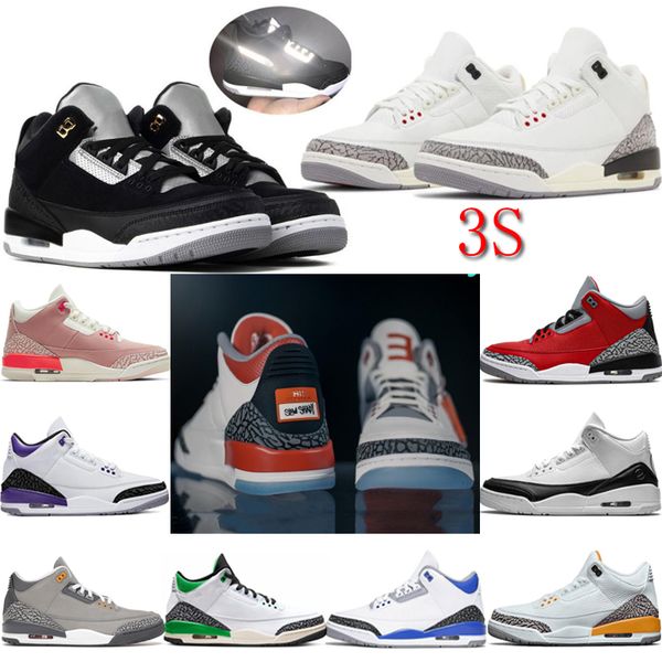 

normal basketball shoes jumpman 3s leather sneakers mens womens georgetown cardinal court purple racer blue outdoor sports breathable walkin