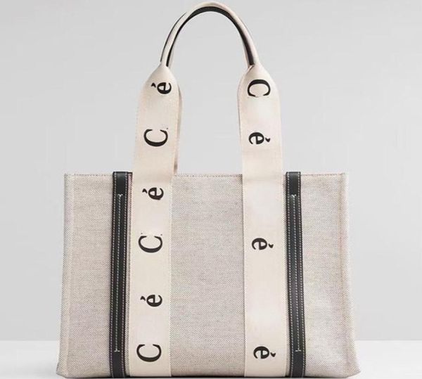 

women039s shoulder bag letter print stripe large capacity tote canvas female japanese casual handbags1535711