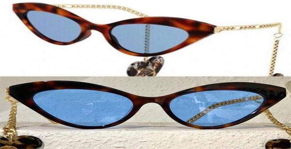 

womens sunglasses g0978s fashion classic heartshaped pendant metal temples cateye earrings sun glasses with zebra pattern frame 4774473, White;black