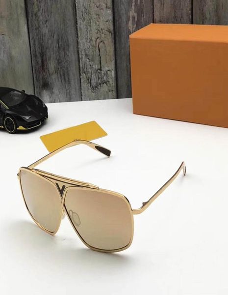 

global logistics 0032 latest design classic fashion style metal sheet men and women luxury sunglasses uv4006682124, White;black
