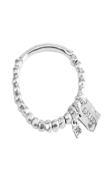 

andy jewel luxury uno de 50 one of fifty jewelry alloy bracelets healthy fits european jewelry style women girl friendship gift pu3416578, Golden;silver