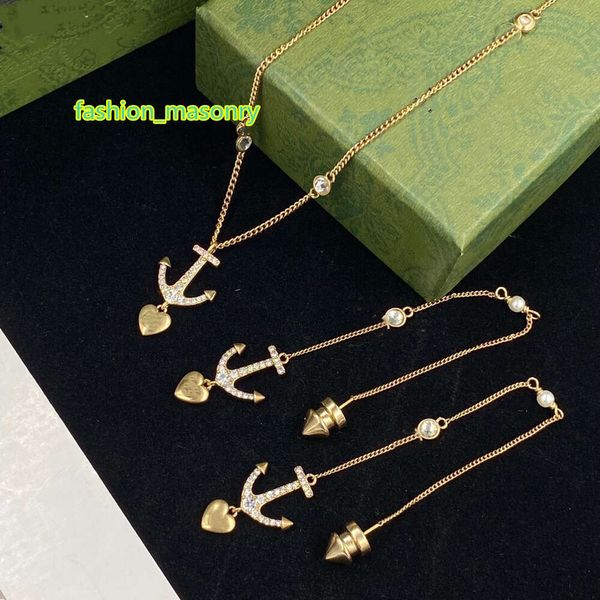 

luxury designer necklace gold chain classic fashion necklaces retro chains necklace jewelry supply, Silver