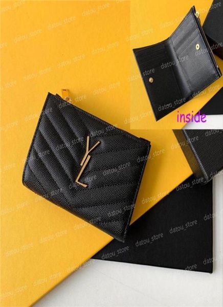 

men women designers caviar cardholder fashion small mens luxury wallet woman designer purse womens coin pocket card holder wallets4955849, Red;black