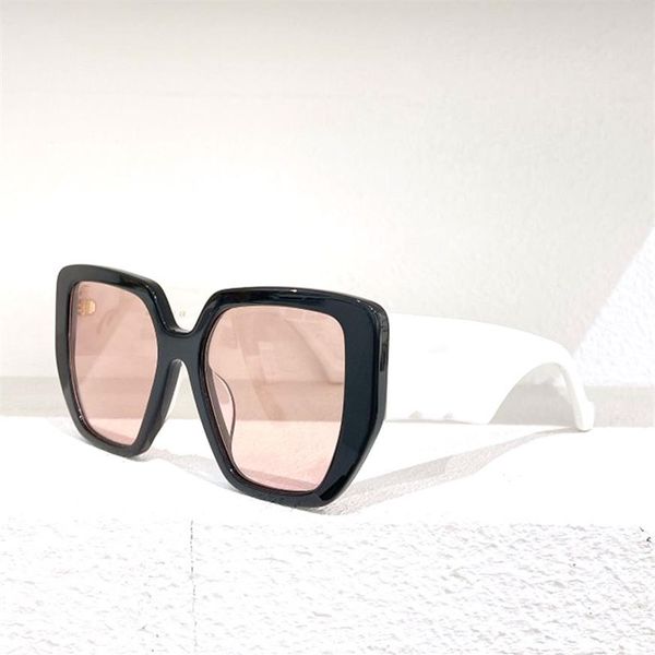 

fashion sunglasses gg0956s full frame big mirror legs men and women designer sunglassess eye protection retro letter glasses uv pr295a, White;black