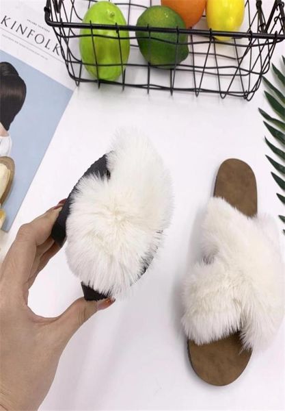 

qiu dong new fund crosses mao mao female slipper fashionable outdoor wear slipper of soft bottom that prevent slippery slipper3158165, Black