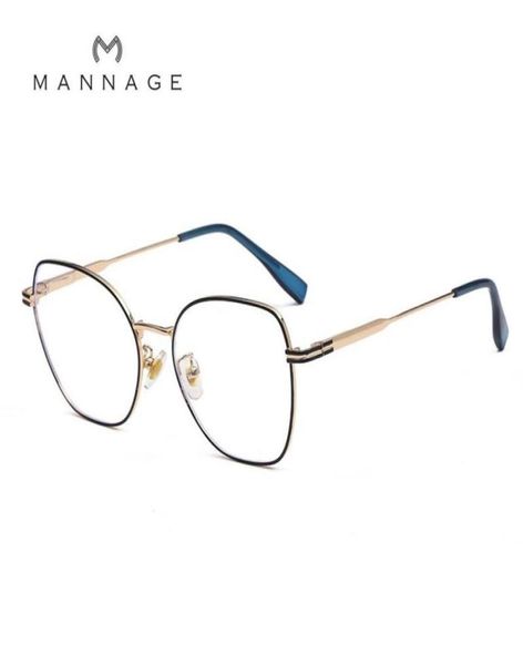 

sunglasses anti blue ray computer glasses women double color eye glass light blocking fashion eyewear spring optical frames23368923319898, White;black
