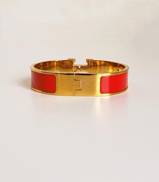 

designer design bangle stainless steel gold buckle bracelet fashion jewelry men and women bracelets9429289, Black