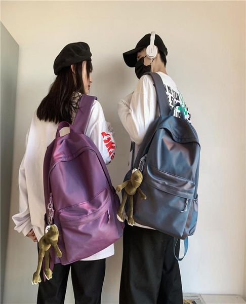 

students schoolbag 2021 travel bags street trendy cool backpack korean version simple campus computer bag schoolbags college stude5897670