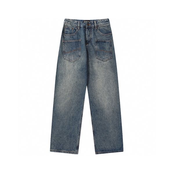 

men's plus size pants 2024ss unwashed selvedge mens raw denim jeans indigo small quantity wholesale price japanese style cotton japan r, Black;brown