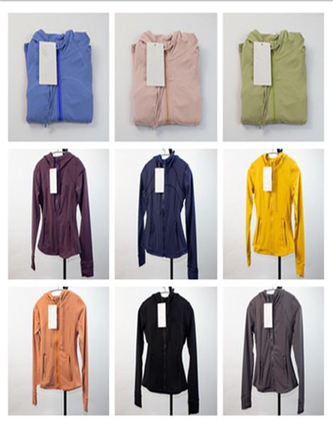 

yoga outfits women's jogging jacket fall winter hooded long sleeve zipper tight fitness jacket3754750