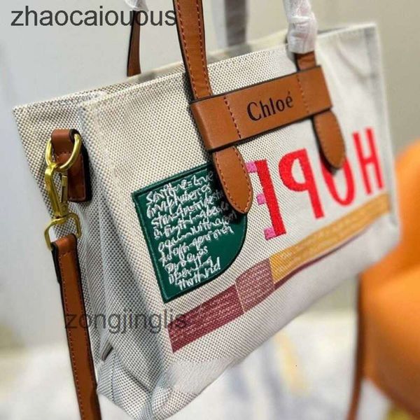 

2023 bags hands cloe outlet woody handbag tote bag designer high-capacity beach embroidered canvas commuter t 89ox