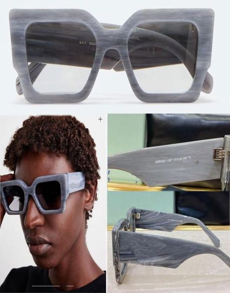 

designer mens catalina sunglasses oeri003 square frame wide temples white arrow classic grey mens workwear feel sunglassess uv400 6507231, White;black