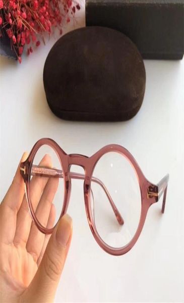 

wholenewarrival retrovintage round plank tf5526 eyewear frame 4523plank for sunglasses prescrion glasses fullset5029387, Black