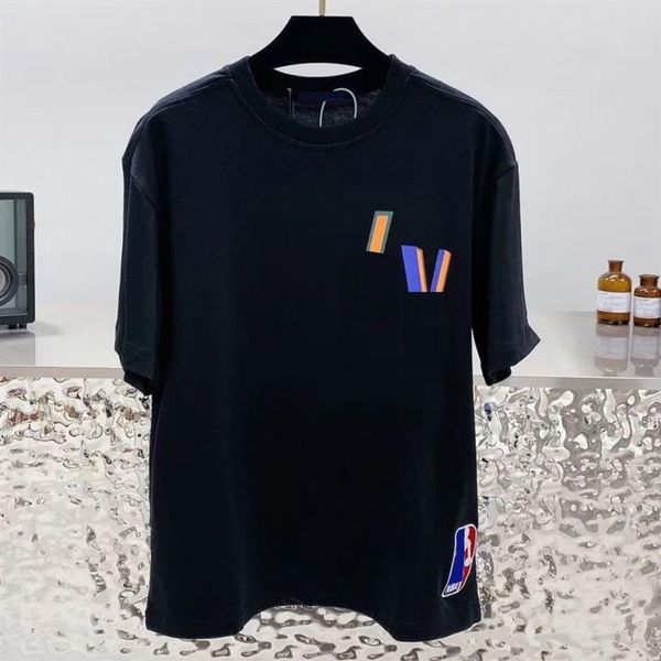 

plus size summer mens womens designers plus tees loose tees brands black white men's casual t shirt clothing street shorts sl294y, Black;brown