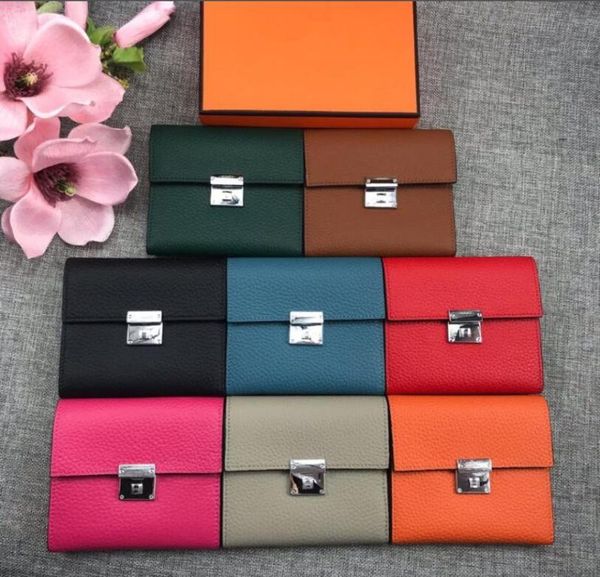 

soft short wallets whole leather women card holders purse bags fashion cowskin genuine leather come with box4423180, Red;black