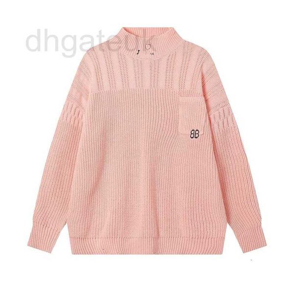 

women's sweaters designer 2023 early autumn new high edition embroidery hole breaking craft sweater knit u6ru, White;black