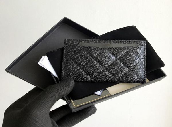 

luxury genuine leather with id credit wallet coin purse caviar card holder4627651