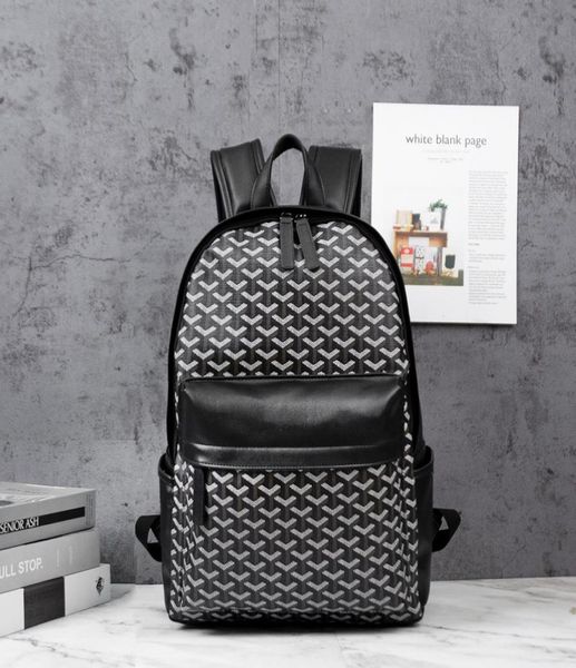 

whole men leathers shoulder bags college wind contrast printing student bag outdoor travel leisure polka dot leather backpack 4302889