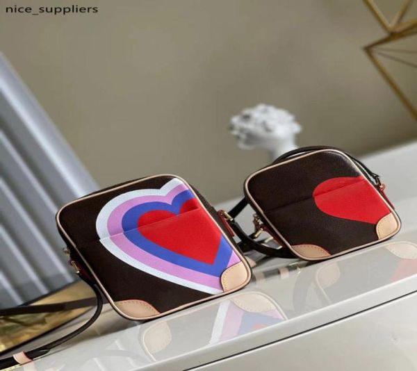 

m57450 game on paname set bag fashion handbags multi pochette accessoires purses women favorite mini pochette 2pcs accessories cro5963712, Red;black
