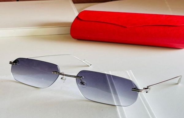 

ct01130 frameless sunglasses small frame type fashion mens women glasses ultralightweight design super light business style multi4825408, White;black