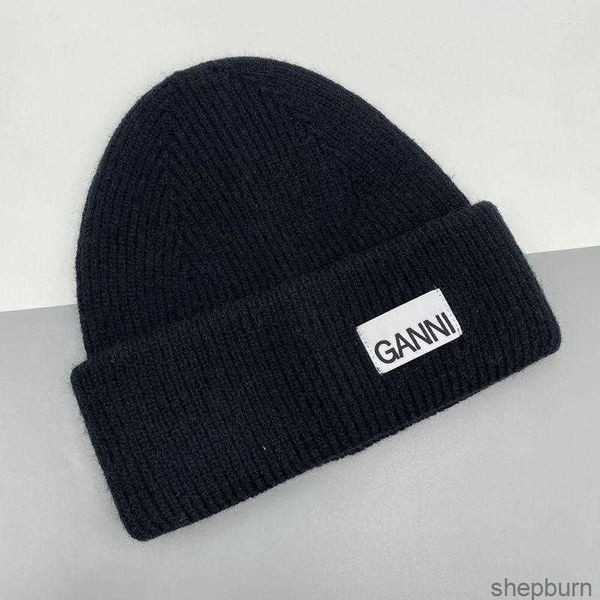 

womens mens berets gannis three fold male female couples fashion brand knitted hat thickened warm beanie winter hat1af0tin3y668, Blue;gray