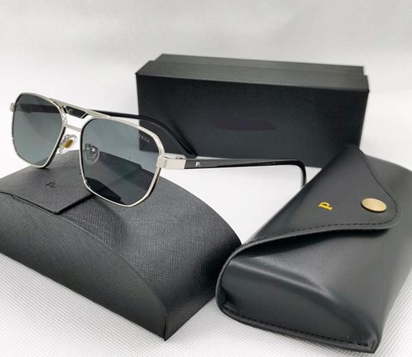 

designer sunglasses fashion brand pd letter men sunglasses retro male and female posture metal square frame block uv400 lens outdo8181275, White;black