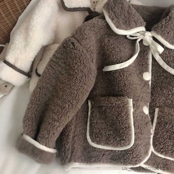 

down coat coat lamb children winter jacket toddler girl kids clothes infant overcoat snow suit girls boys clothing r230905, Blue;gray