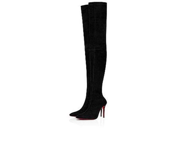 

thick heels mid heels boots ladies winter fashname brand shoes turelaboot alta eloise ankle boots thin lux1823788, Black