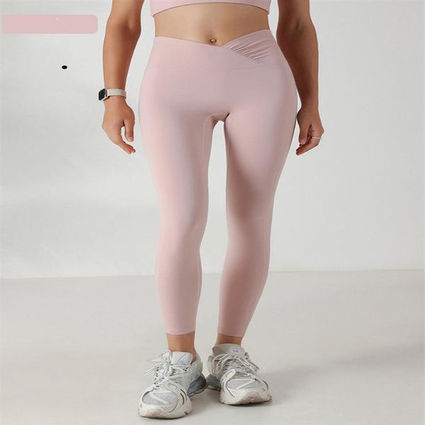 

ll women yoga align leggings push fitness soft high waist seamless hip lift elastic casual legging pants 7 colors ck1265286j