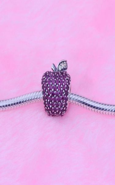 

loose beads fits apple p bracelets silver pave balls zirconia new original 925 sterling silver charm jewelry diy for women wholesale3263194, Black