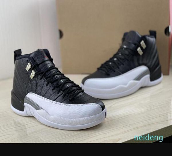 

2022 mens basketball shoes athletic 12s black varsity white outdoor sports sneakers trainers 56251929718