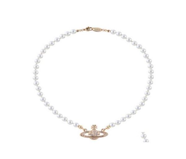 

pendant necklaces women pearl chain satellite choker necklace elegant clacle pendant punk baroque statement necklaces wedding part dhphr9438, Silver