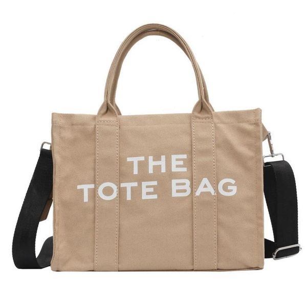 

cross body simple and fashionable diagonal literary fan letter printing largecapacity canvas oneshoulder shopping bag women6736189
