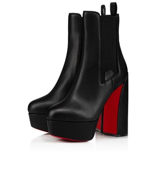 

shoes birde wedding woman ankle boot super heel black calfskin leathers platform pumps movidastic 130 mm luxury brand r1059183