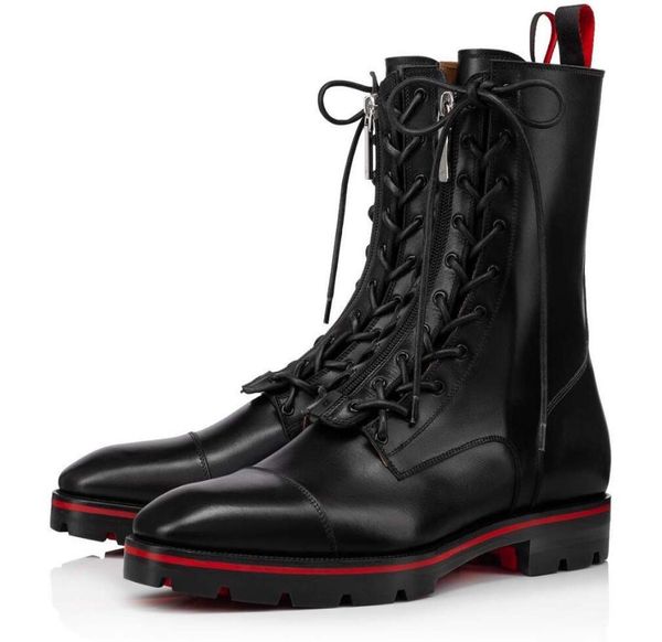 

winter elgent brand troopi men booty ankle boot black grained calfskin booties gentleman lug sole fashion knight motorcycle boots6170896