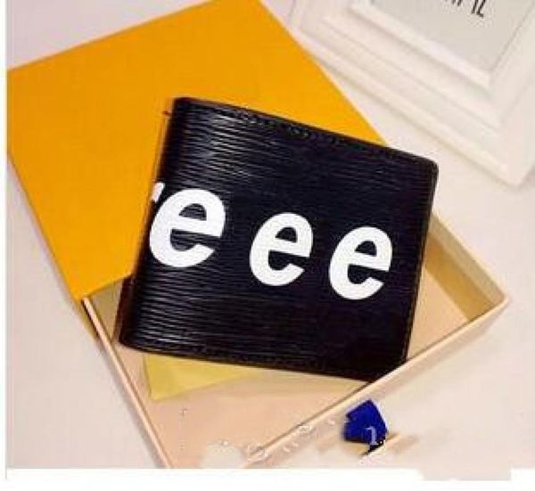 

european classic design brand men039s short wallet card holder with box123569728284, Red;black