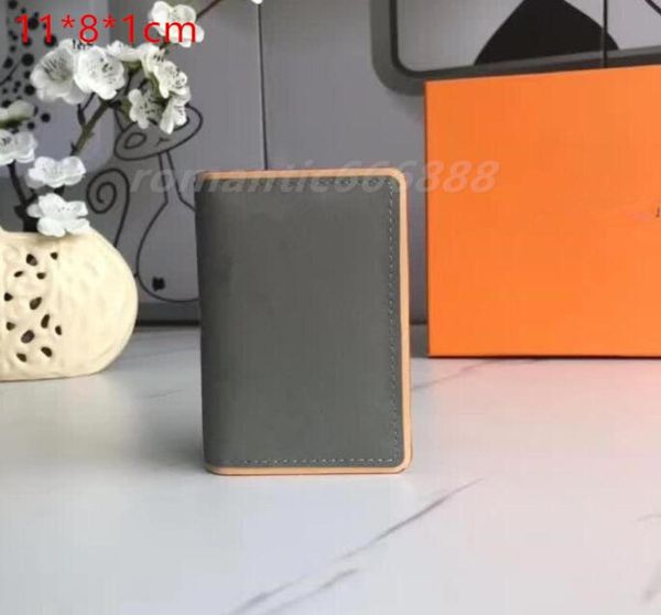 

2020 luxurys wallet for men women purse printed flower leather wallets for men fashion designer small purses card holder wallet w5769337, Brown;gray