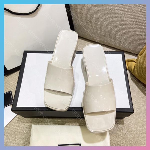 

woman 55 cm heels sandals luxurys designers women sandal slides beach sliders sandalias wedges sandale shoes luxury slide des san2739590, Black