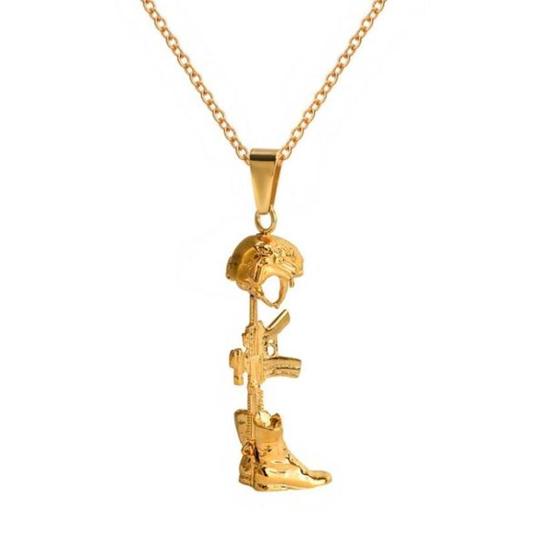 

cremation urn necklace military kit soldier memorial keepsake pendant funnel jewelry for ash206g6610203, Silver