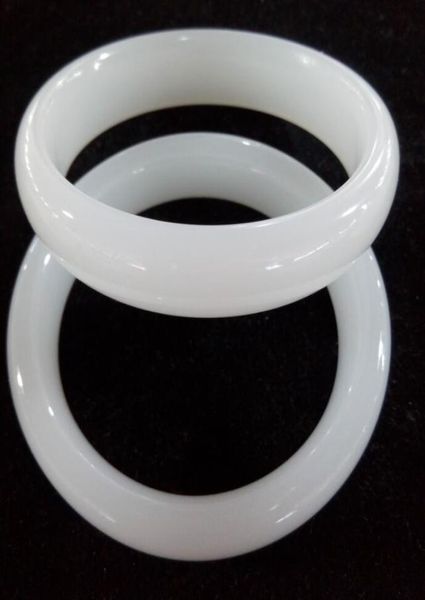 

5660mm new a pair white jade jewelry bangle bracelet n2011329375, Black