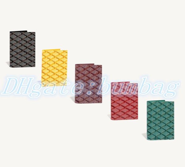 

women039s mens with box long goya grenelle purses wallet key pouch porte carte 7a quality luxury designer genuine leather card 9199076, Red;black