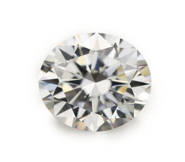 

100pcs 5a grade white 0817mm cubic zirconia stone round cut loose cz stone synthetic gems1561246, Black