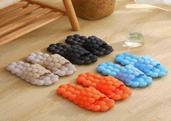 

summer new slippers bubble ball massage sole women sandals cozy couples bathroom slides indoor outdoor antislip sandals shoes j2209888671, Black