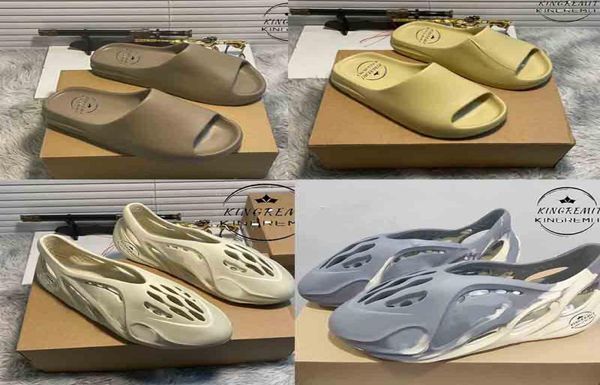 

designer slippers mens eva rubber women black bone white resin ochre desert sand agate pure ash slippers men womens slide sandals shoe box81