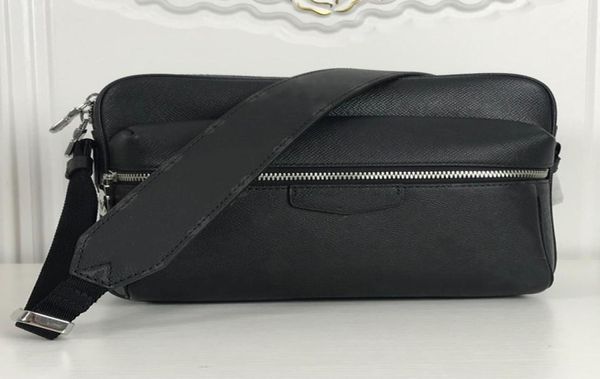 

fashion men messenger bag crossbody bags real leather canvas zipped pocket men039s shoulder bags luxurys designers bags with bo4077169